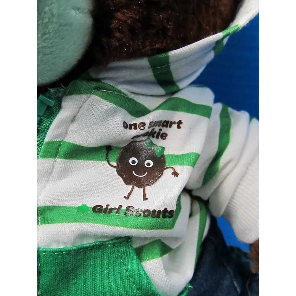 BUILD A BEAR  GIRL SCOUT Lot of 2 Bears w/Outfits Plush Thin Mint & 100th Anniv
